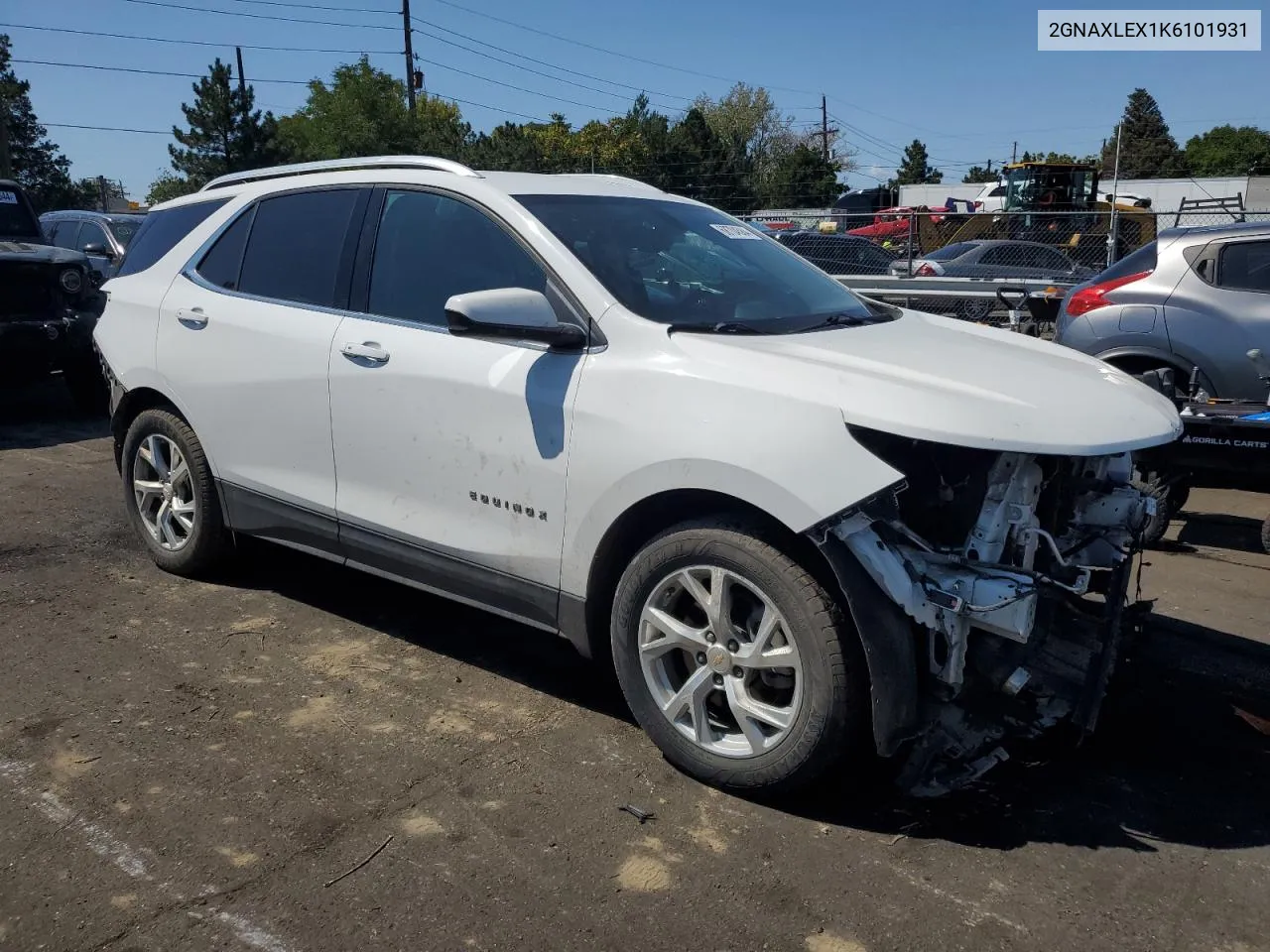 2019 Chevrolet Equinox Lt VIN: 2GNAXLEX1K6101931 Lot: 68704584