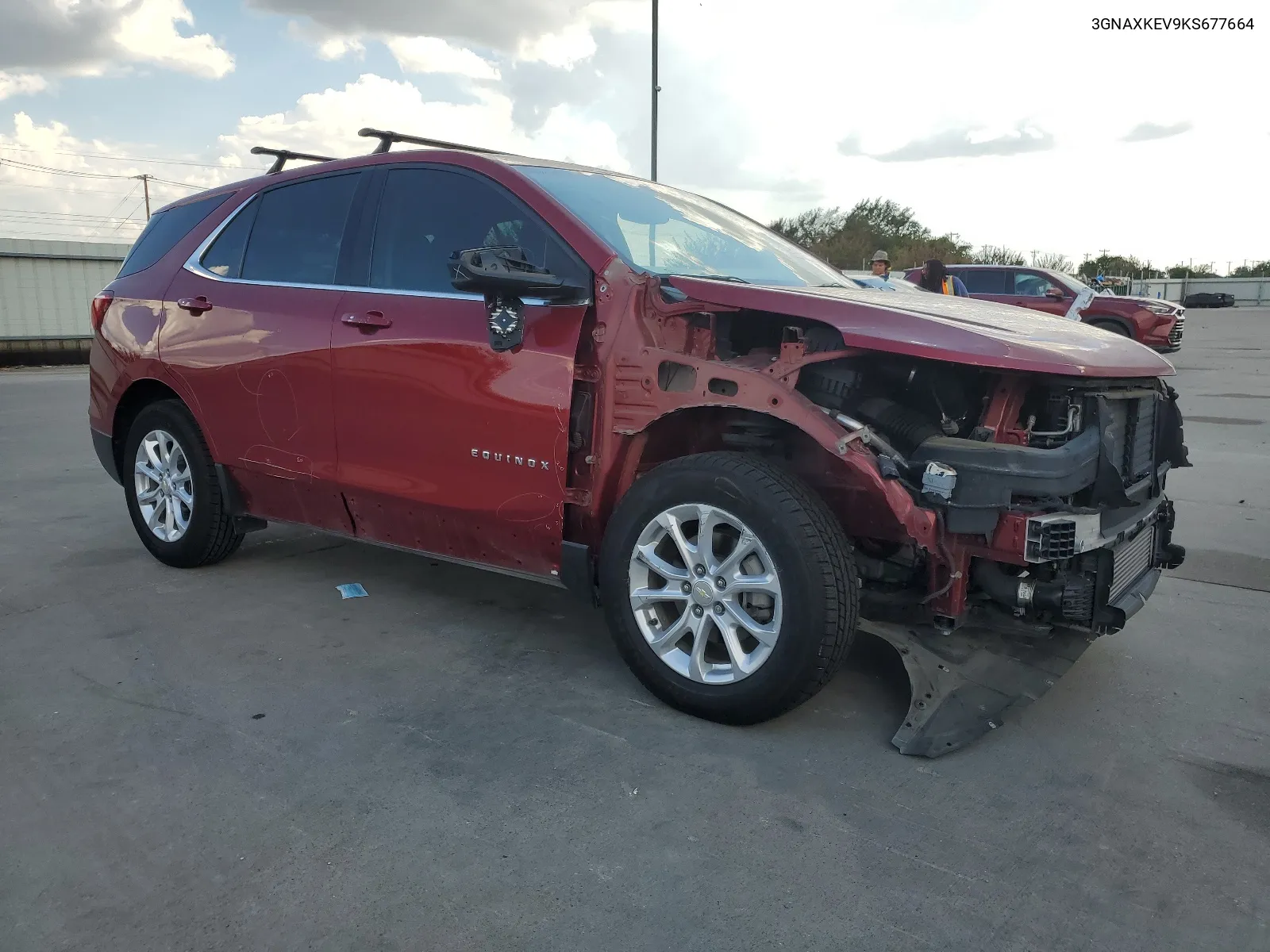 2019 Chevrolet Equinox Lt VIN: 3GNAXKEV9KS677664 Lot: 68713794