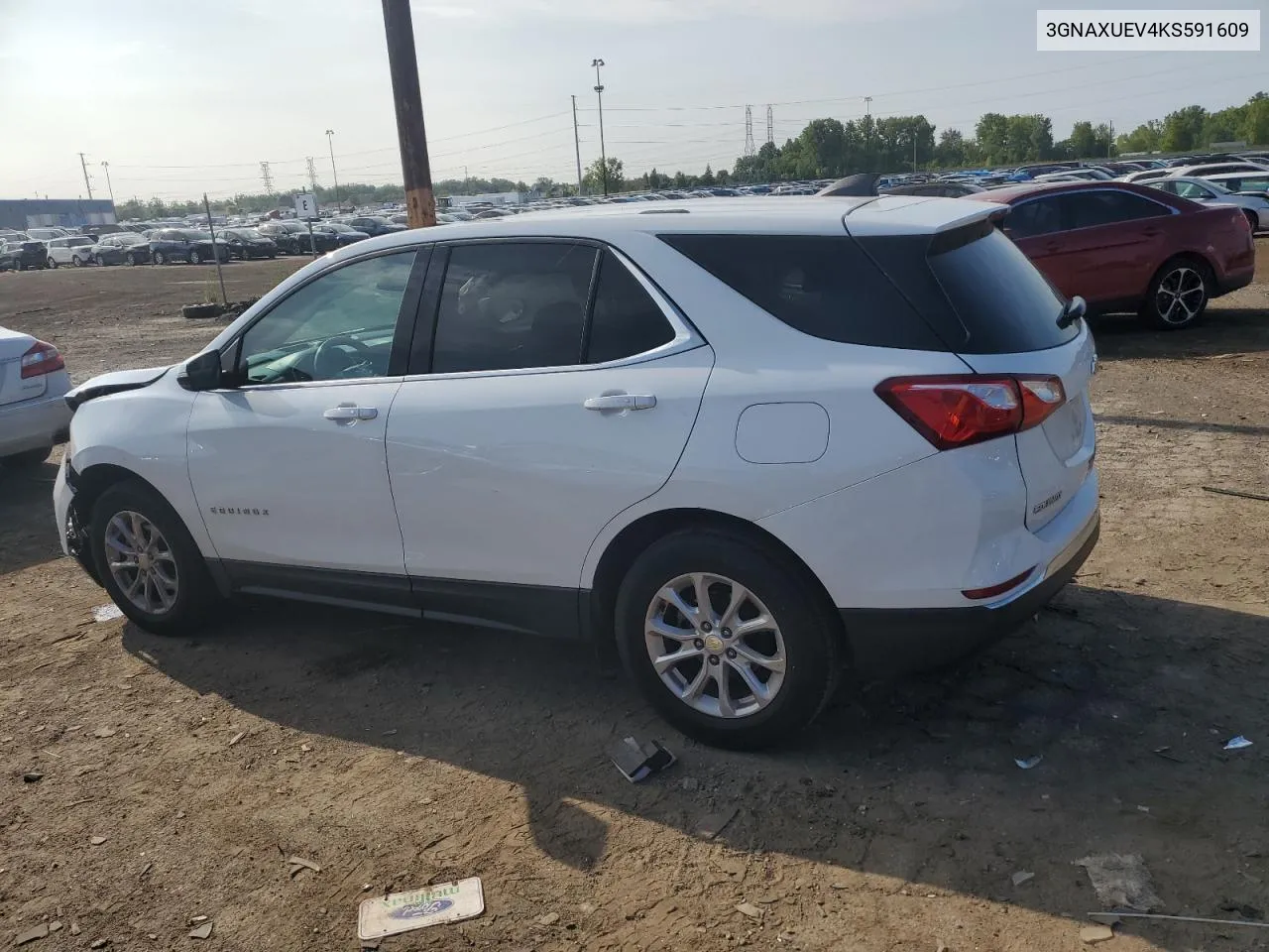 2019 Chevrolet Equinox Lt VIN: 3GNAXUEV4KS591609 Lot: 68800764