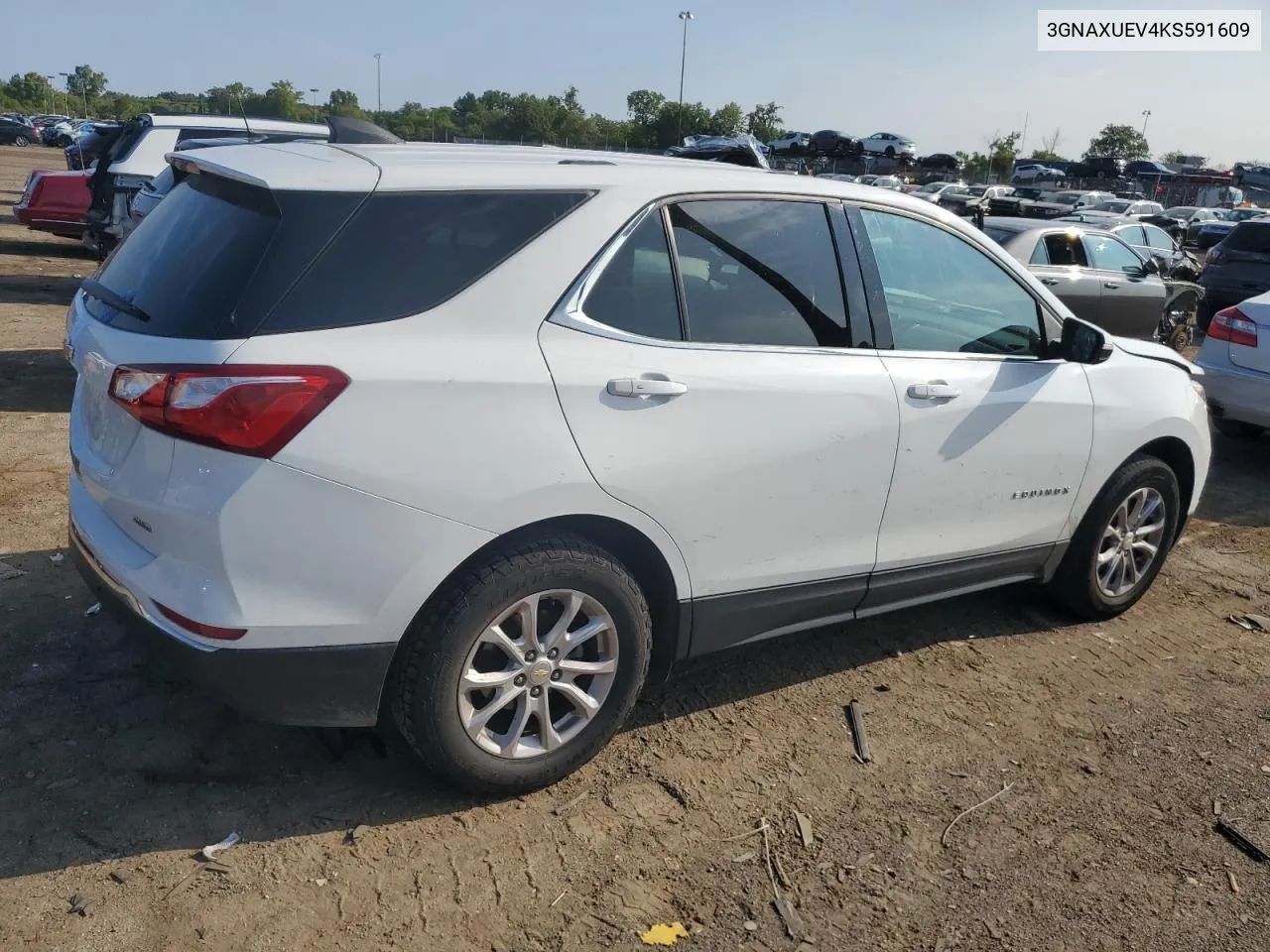 2019 Chevrolet Equinox Lt VIN: 3GNAXUEV4KS591609 Lot: 68800764