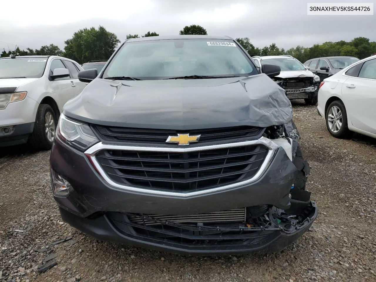 2019 Chevrolet Equinox Ls VIN: 3GNAXHEV5KS544726 Lot: 68829694