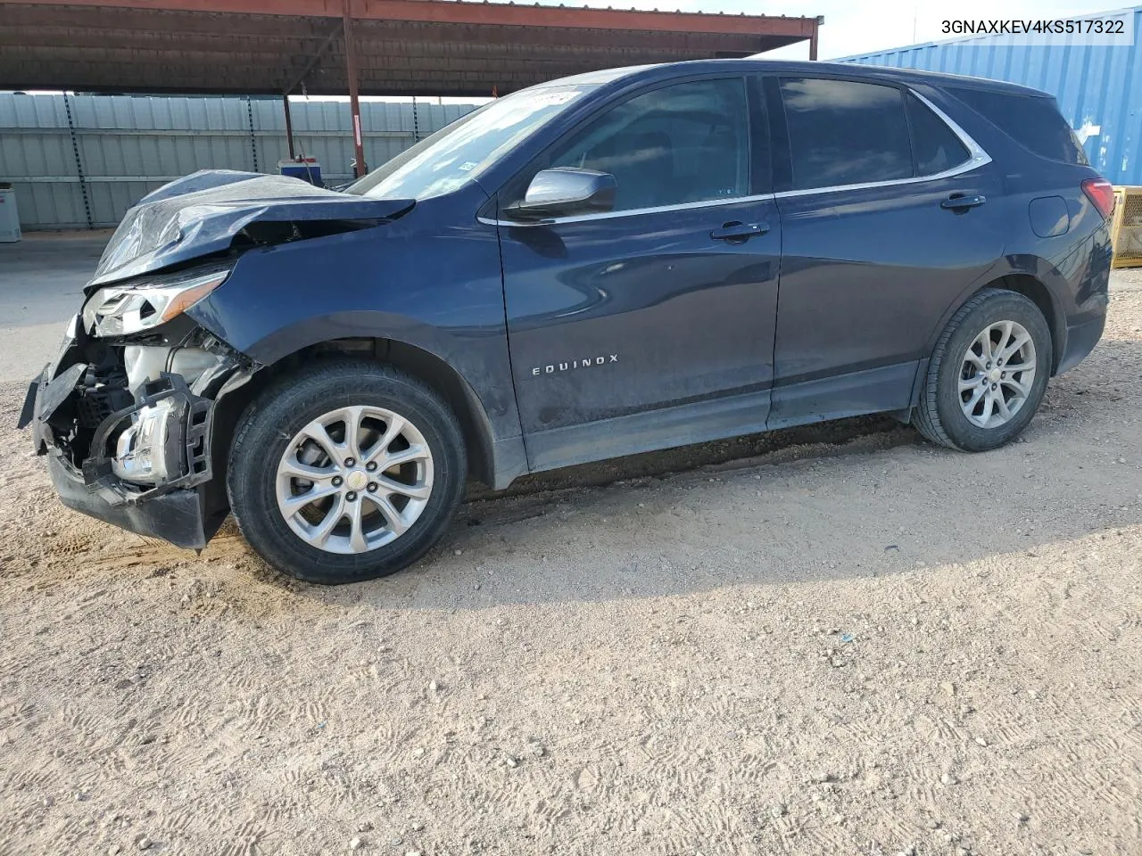 2019 Chevrolet Equinox Lt VIN: 3GNAXKEV4KS517322 Lot: 68835074