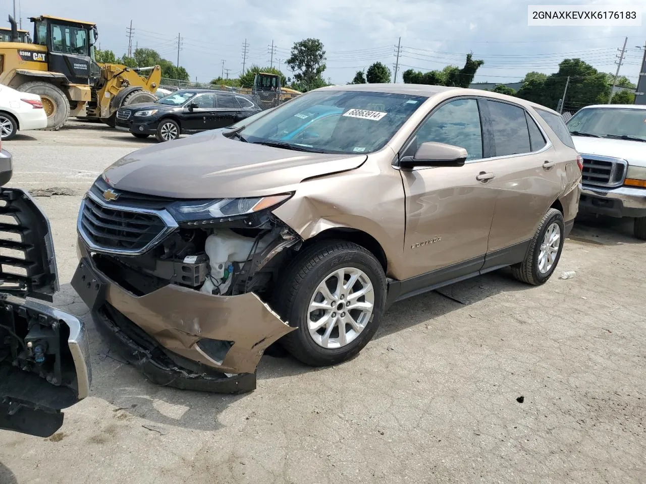 2GNAXKEVXK6176183 2019 Chevrolet Equinox Lt