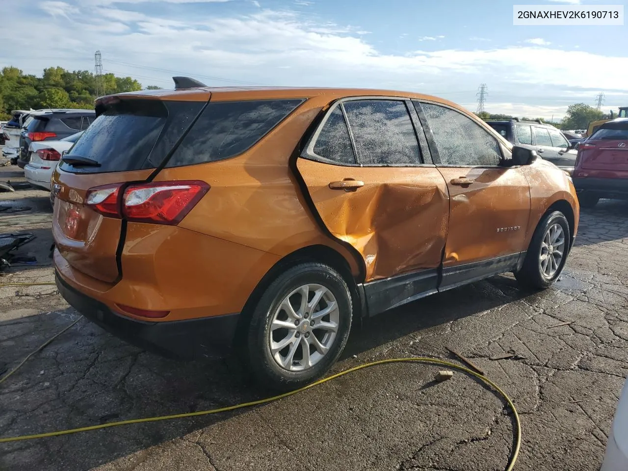 2019 Chevrolet Equinox Ls VIN: 2GNAXHEV2K6190713 Lot: 68866774