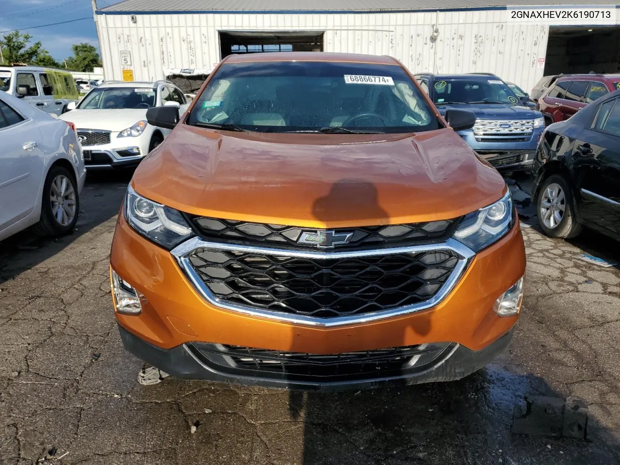 2GNAXHEV2K6190713 2019 Chevrolet Equinox Ls