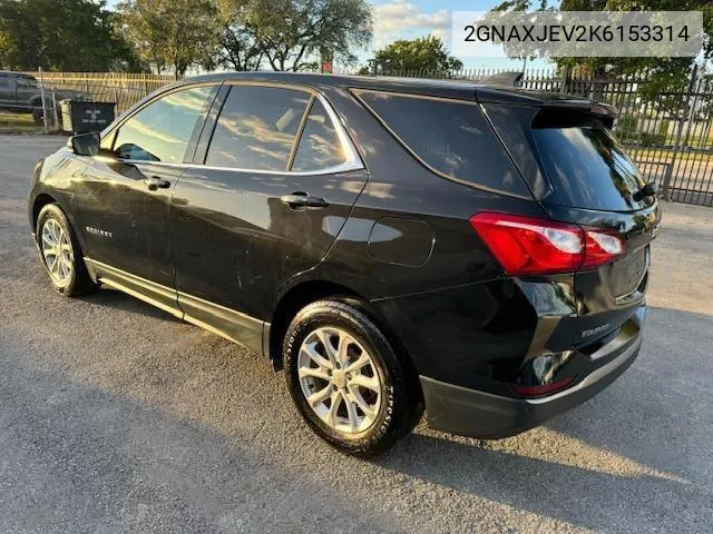 2019 Chevrolet Equinox Lt VIN: 2GNAXJEV2K6153314 Lot: 68955464