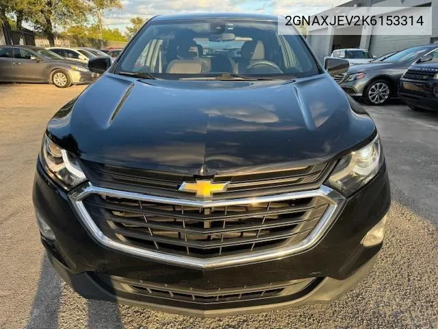 2019 Chevrolet Equinox Lt VIN: 2GNAXJEV2K6153314 Lot: 68955464