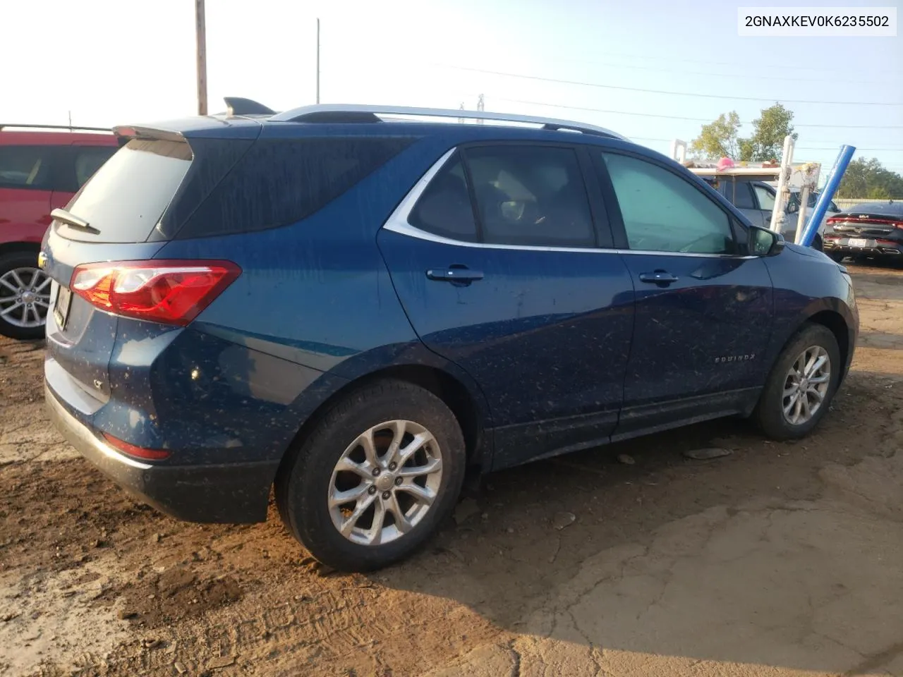 2019 Chevrolet Equinox Lt VIN: 2GNAXKEV0K6235502 Lot: 69004524