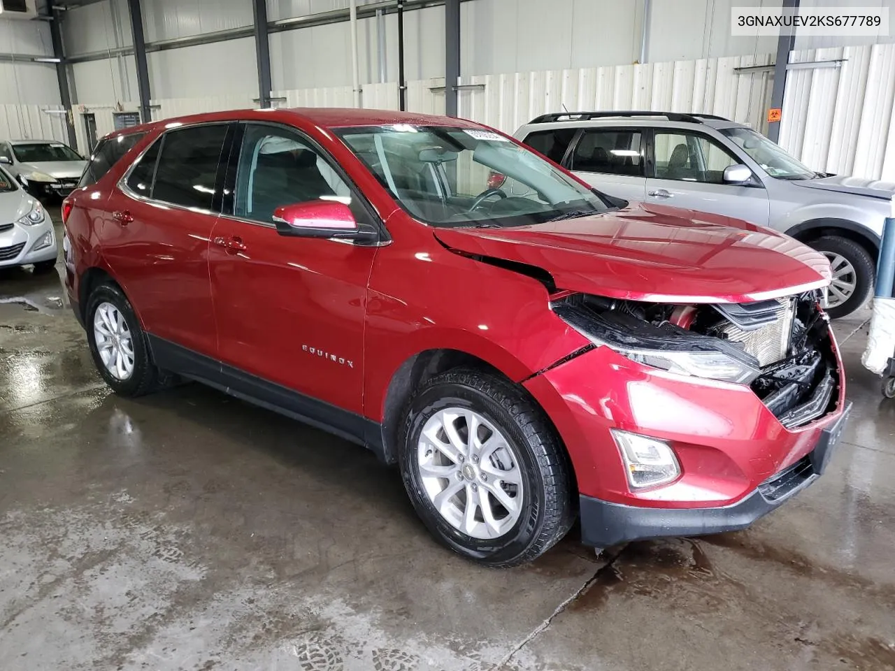 2019 Chevrolet Equinox Lt VIN: 3GNAXUEV2KS677789 Lot: 69006254