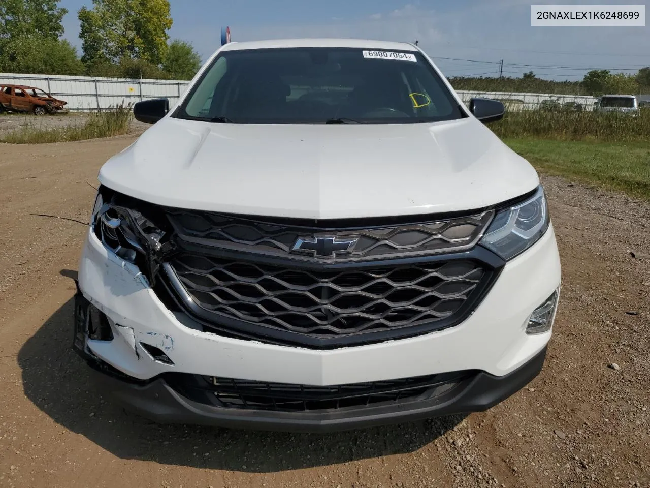 2019 Chevrolet Equinox Lt VIN: 2GNAXLEX1K6248699 Lot: 69007054