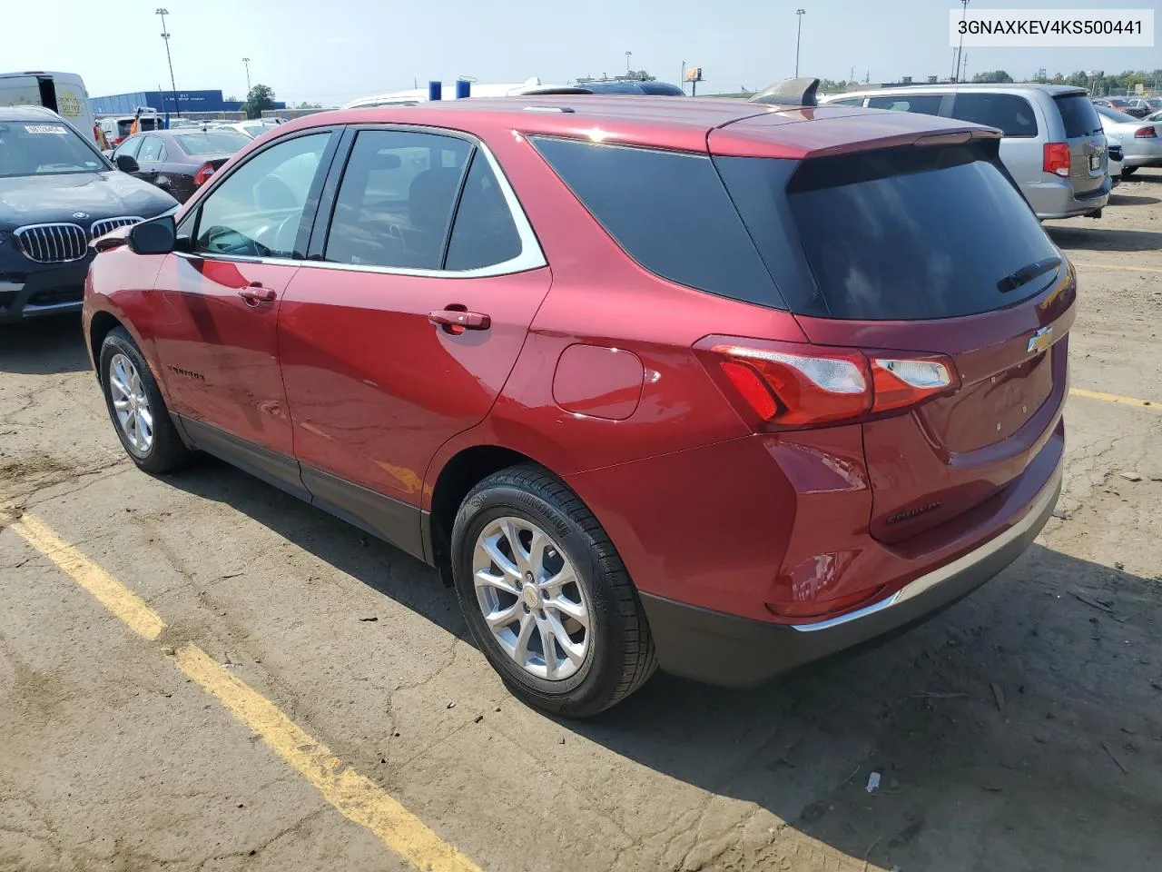 2019 Chevrolet Equinox Lt VIN: 3GNAXKEV4KS500441 Lot: 69022514