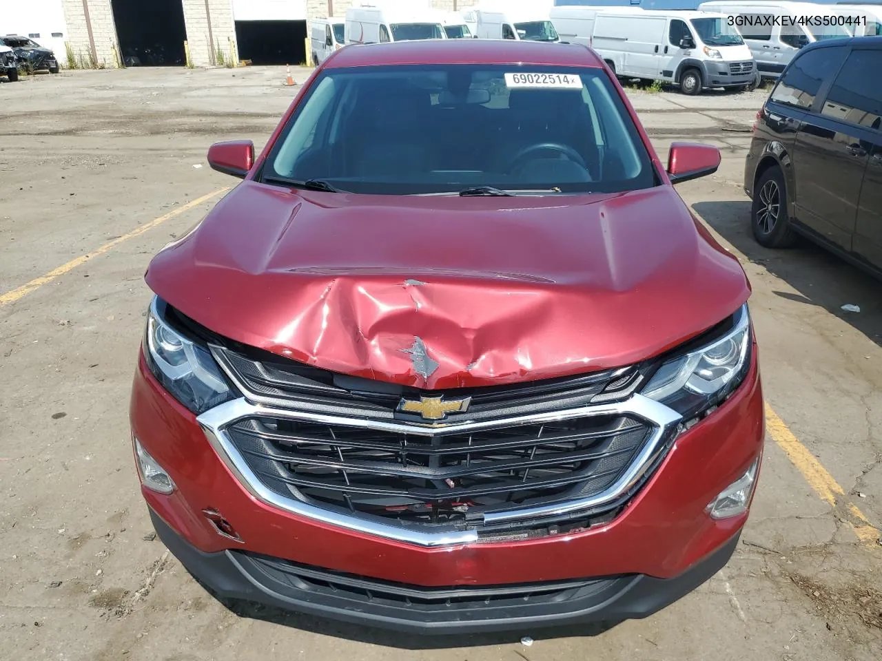 2019 Chevrolet Equinox Lt VIN: 3GNAXKEV4KS500441 Lot: 69022514