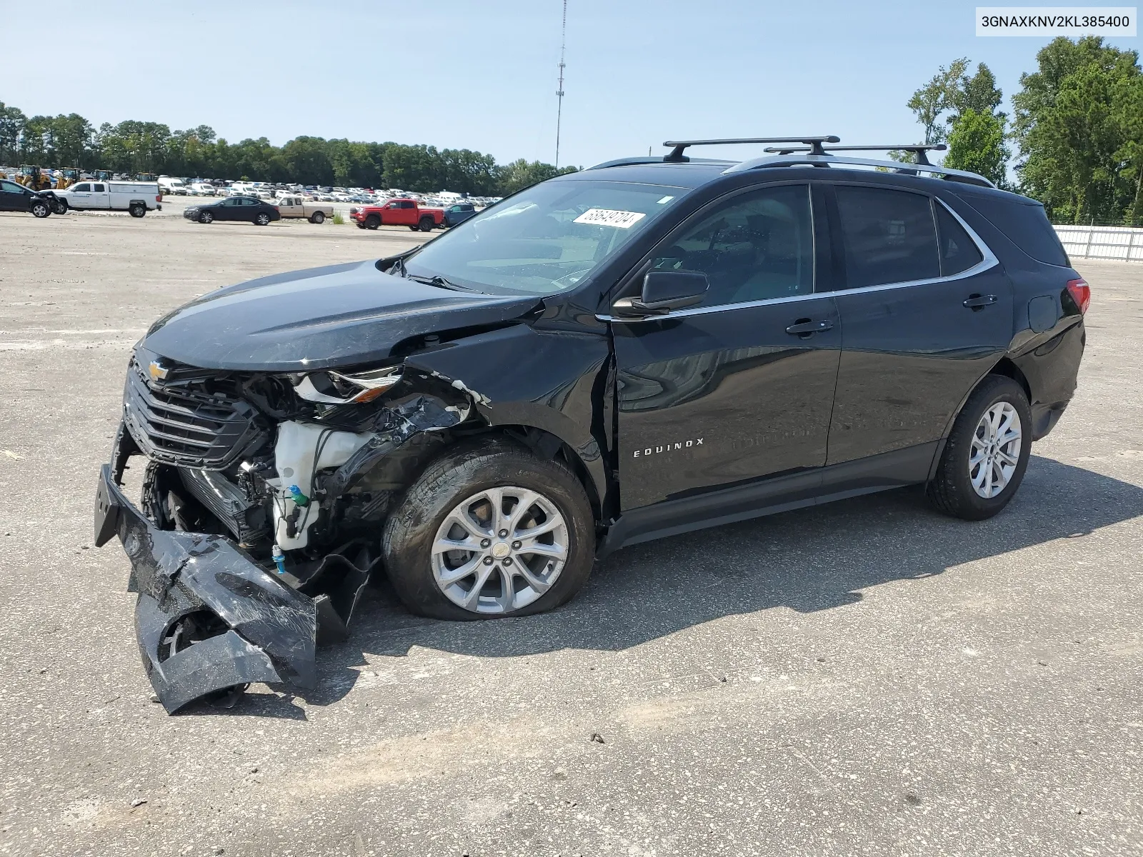 2019 Chevrolet Equinox 4D VIN: 3GNAXKNV2KL385400 Lot: 69037744