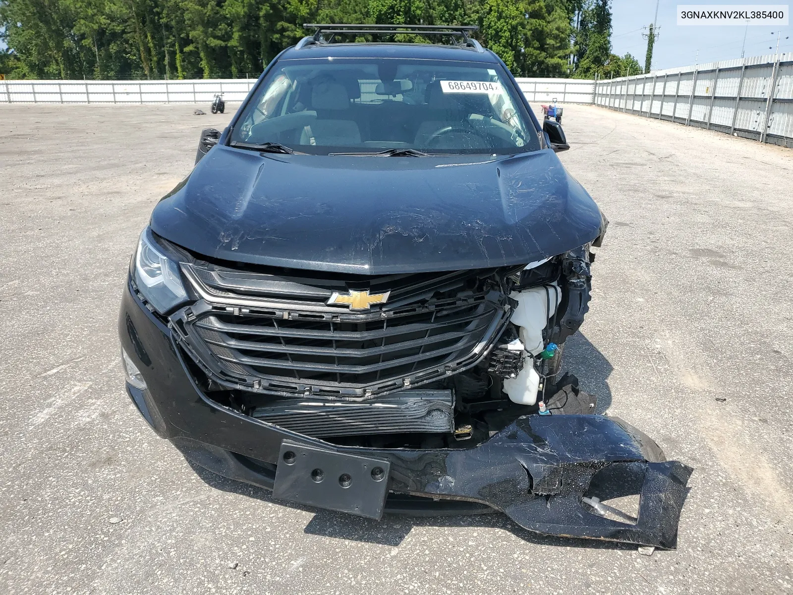 2019 Chevrolet Equinox 4D VIN: 3GNAXKNV2KL385400 Lot: 69037744