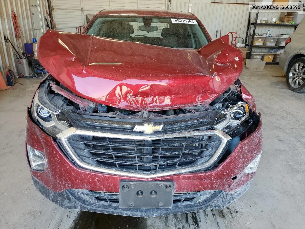 2019 Chevrolet Equinox Lt VIN: 3GNAXKEV6KS668596 Lot: 69070544