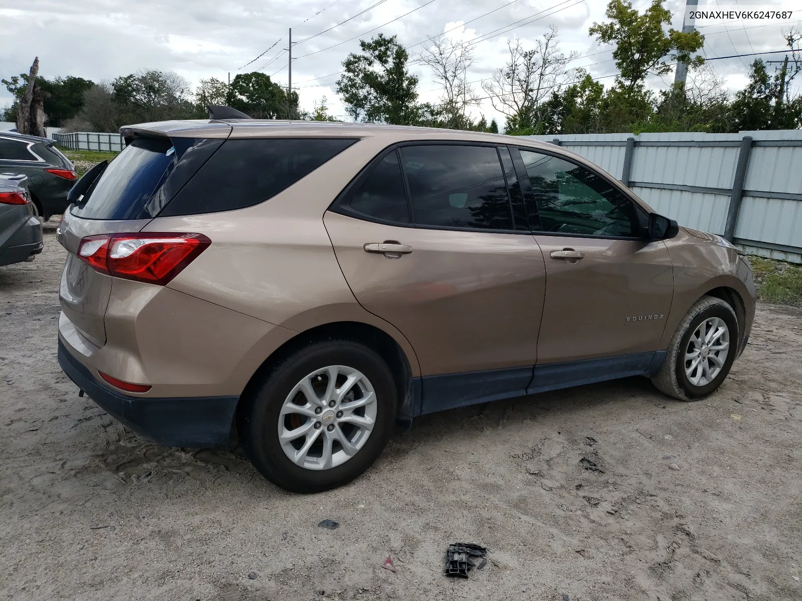 2019 Chevrolet Equinox Ls VIN: 2GNAXHEV6K6247687 Lot: 69072854