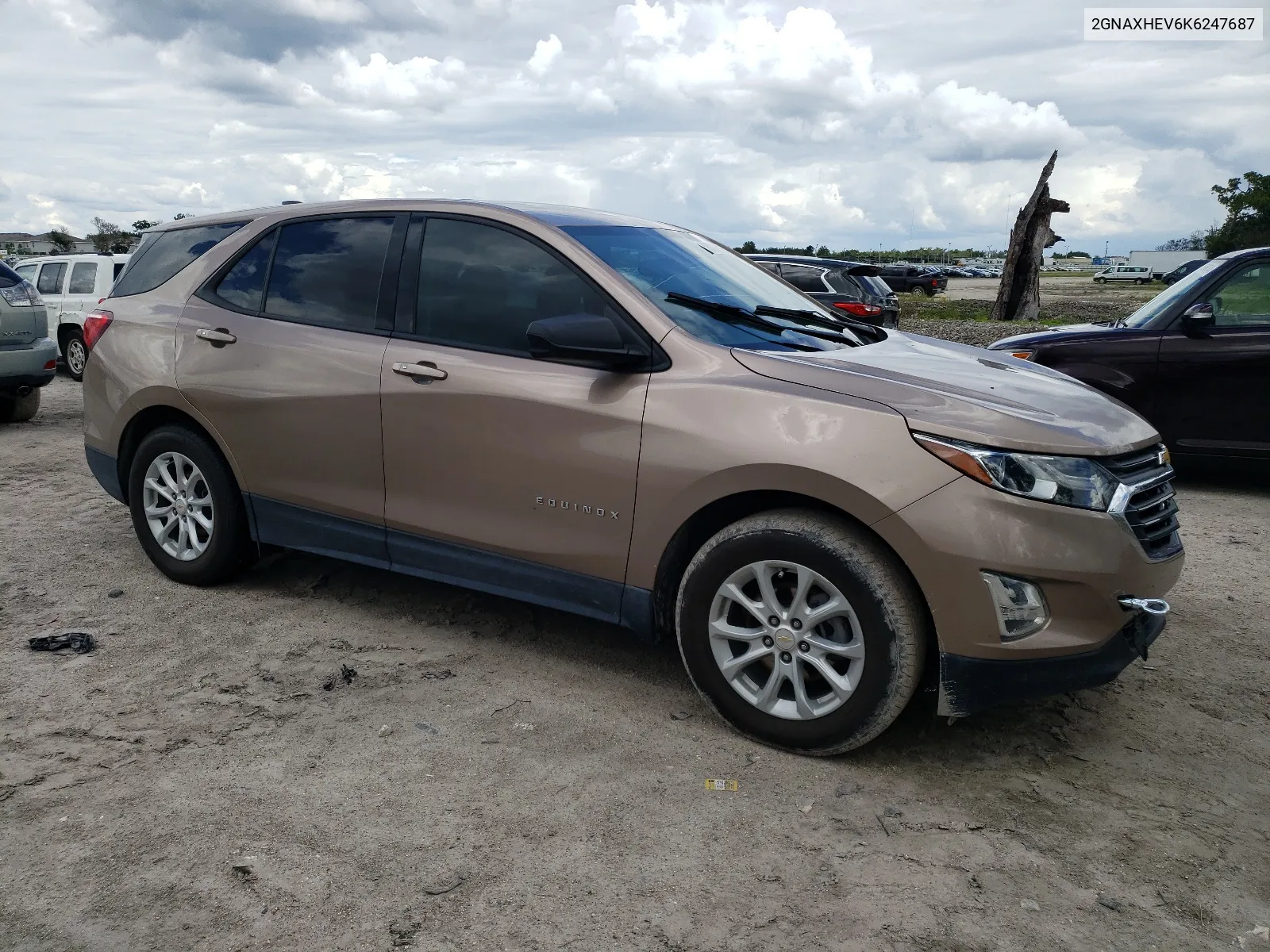 2019 Chevrolet Equinox Ls VIN: 2GNAXHEV6K6247687 Lot: 69072854