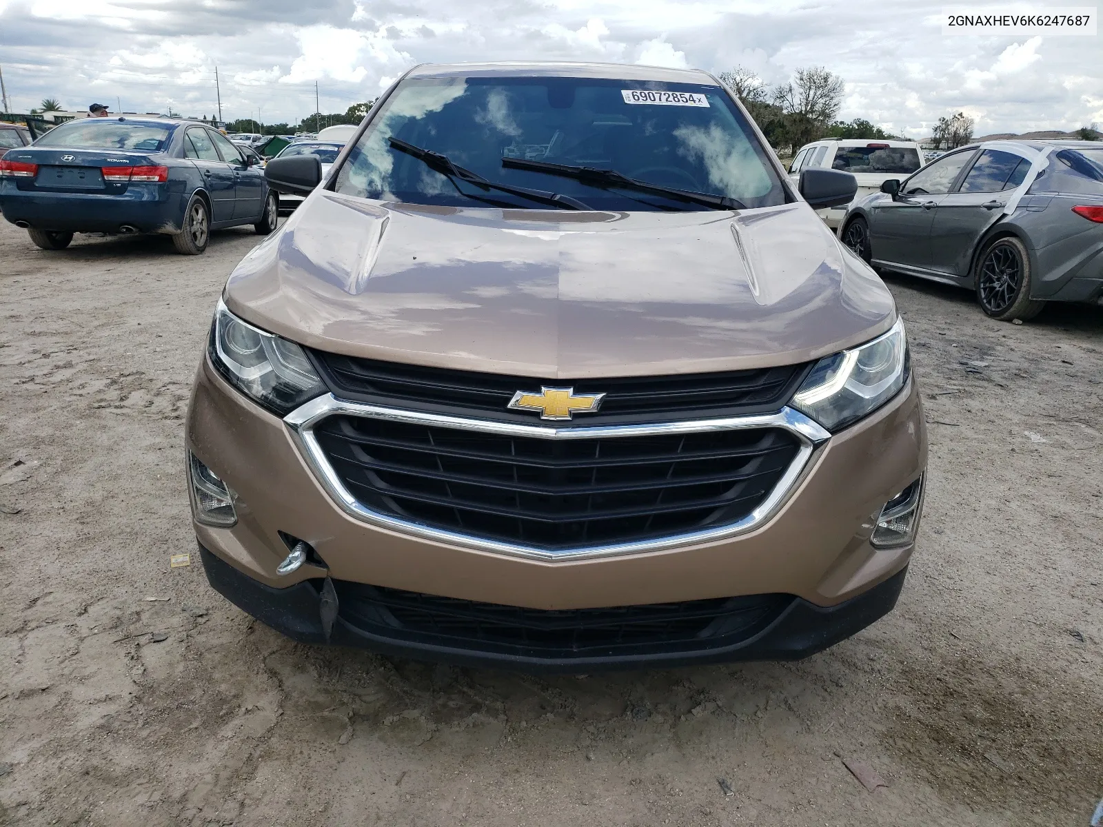 2019 Chevrolet Equinox Ls VIN: 2GNAXHEV6K6247687 Lot: 69072854