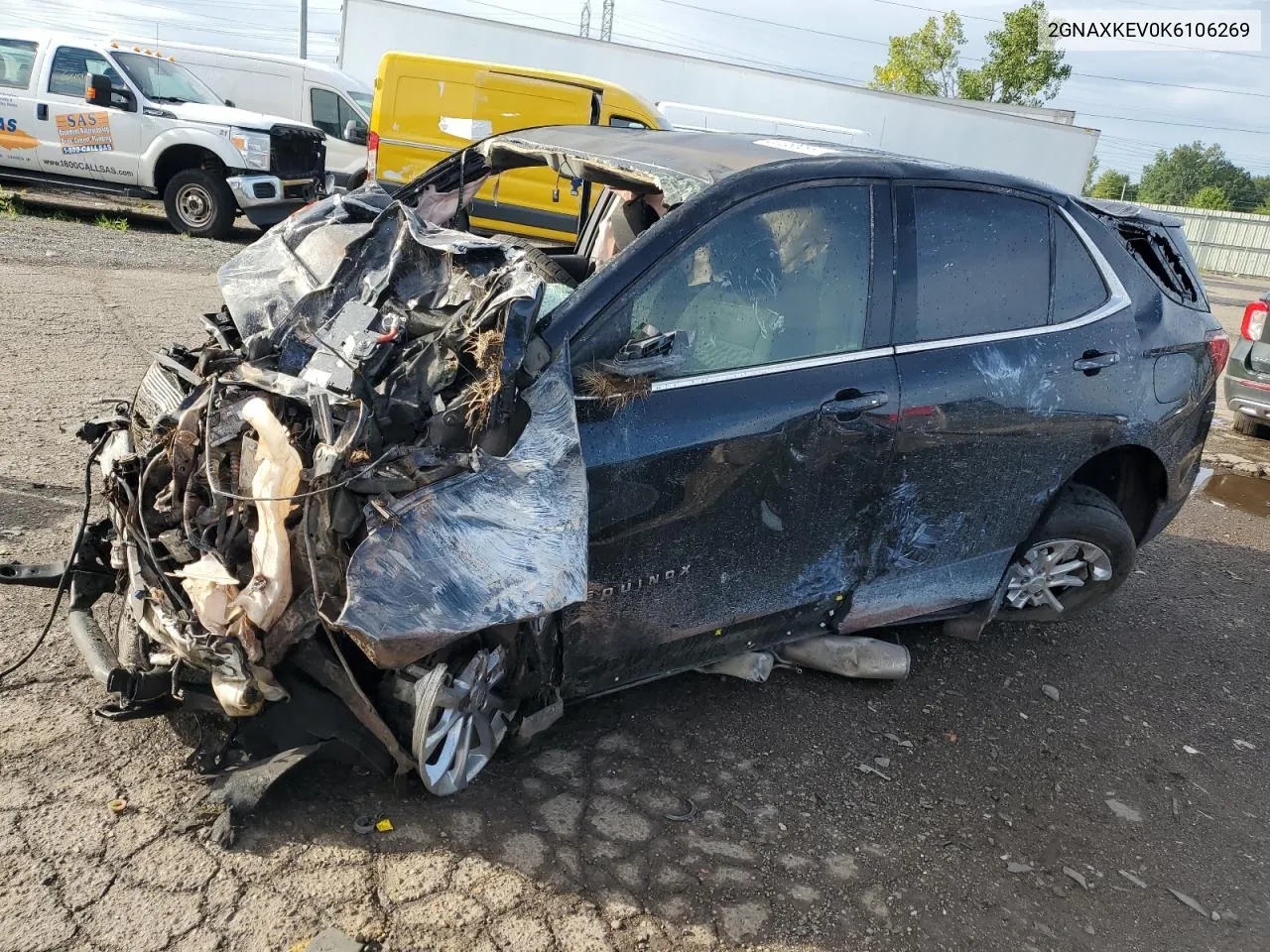 2019 Chevrolet Equinox Lt VIN: 2GNAXKEV0K6106269 Lot: 69096544