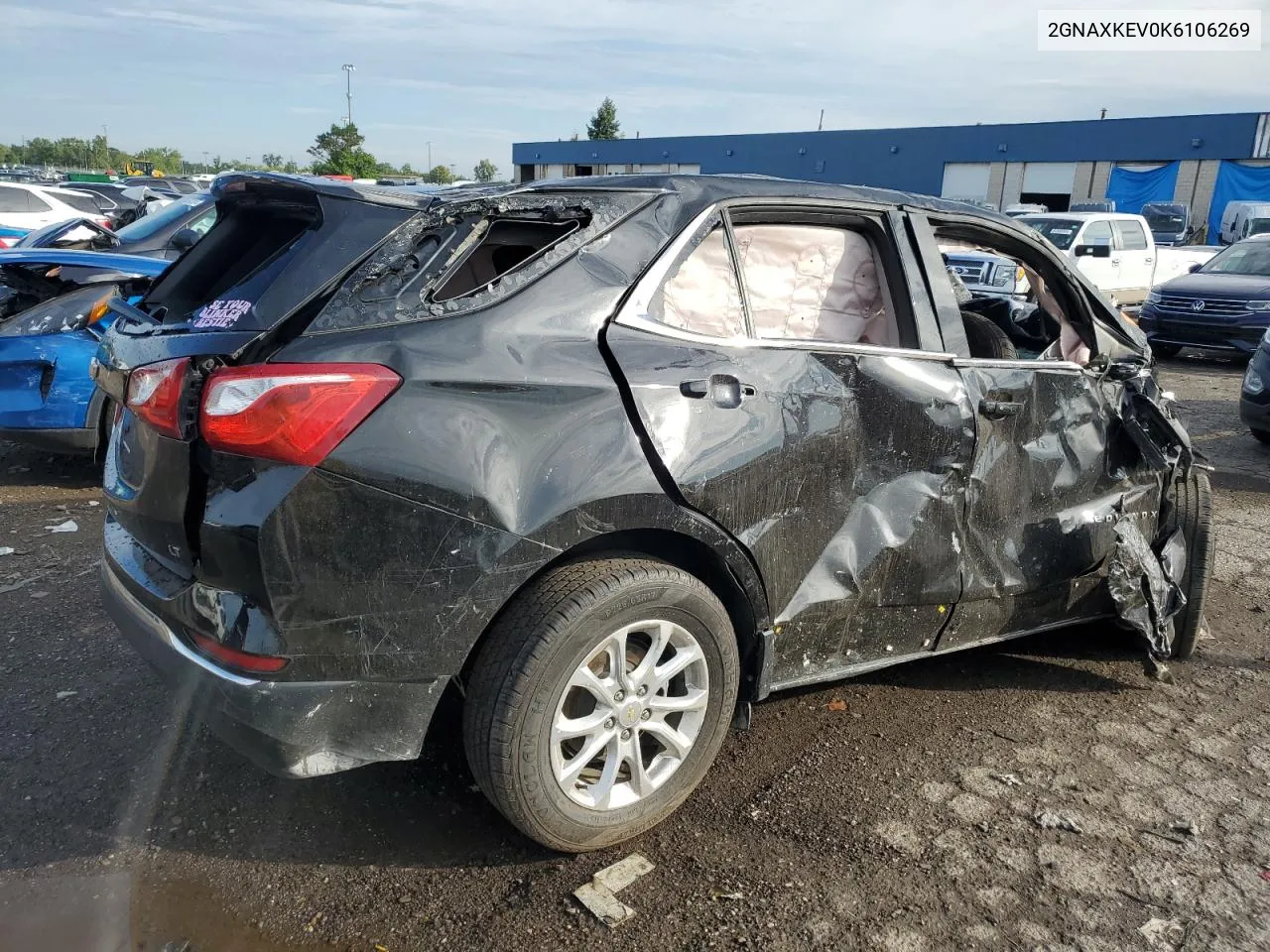 2019 Chevrolet Equinox Lt VIN: 2GNAXKEV0K6106269 Lot: 69096544