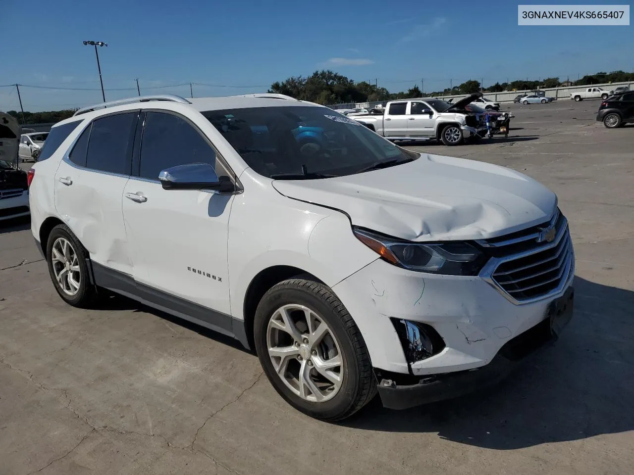 2019 Chevrolet Equinox Premier VIN: 3GNAXNEV4KS665407 Lot: 69110924