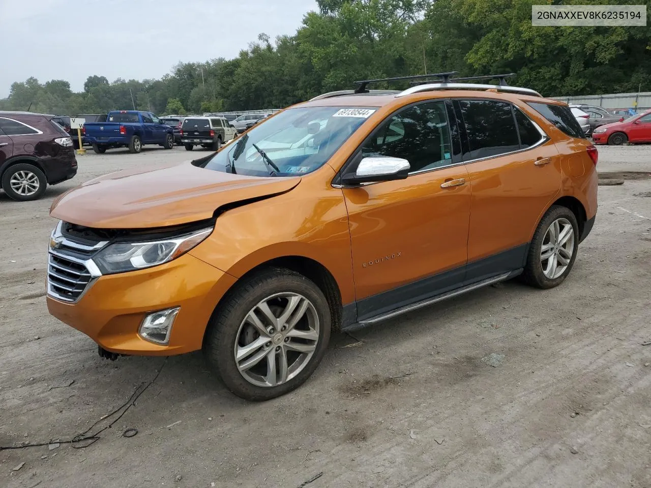 2019 Chevrolet Equinox Premier VIN: 2GNAXXEV8K6235194 Lot: 69130544