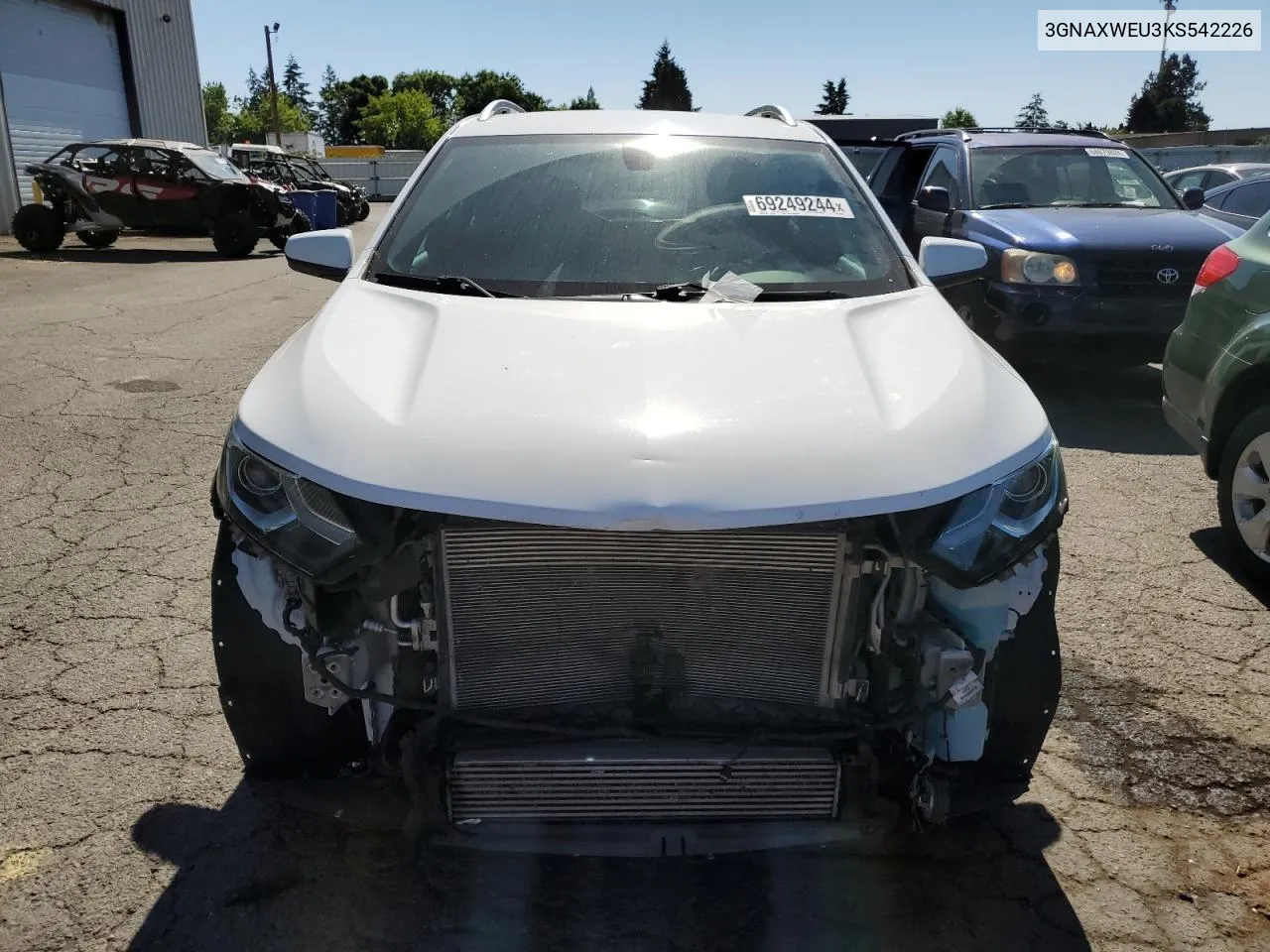 2019 Chevrolet Equinox Lt VIN: 3GNAXWEU3KS542226 Lot: 69249244