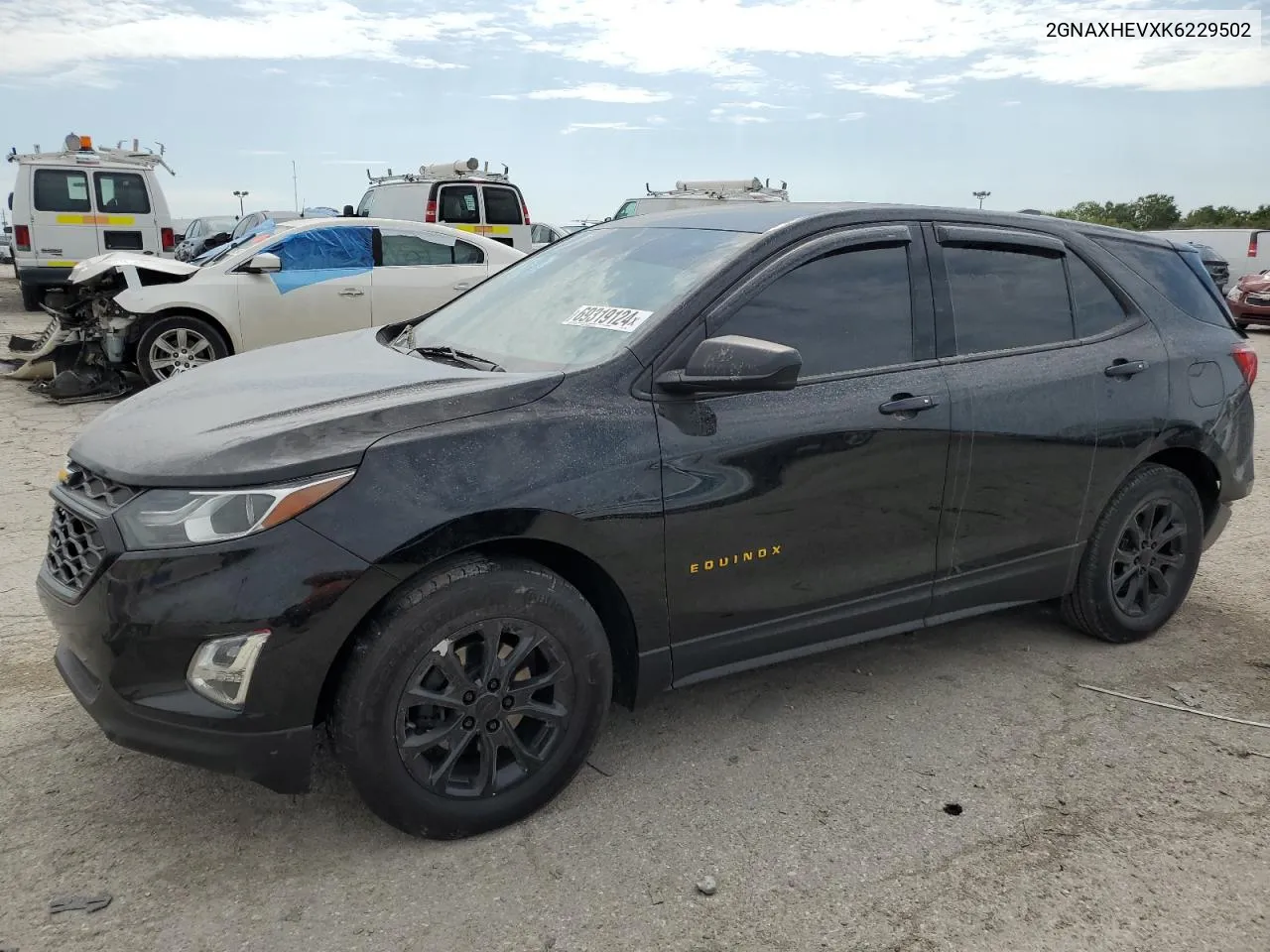 2019 Chevrolet Equinox Ls VIN: 2GNAXHEVXK6229502 Lot: 69319124