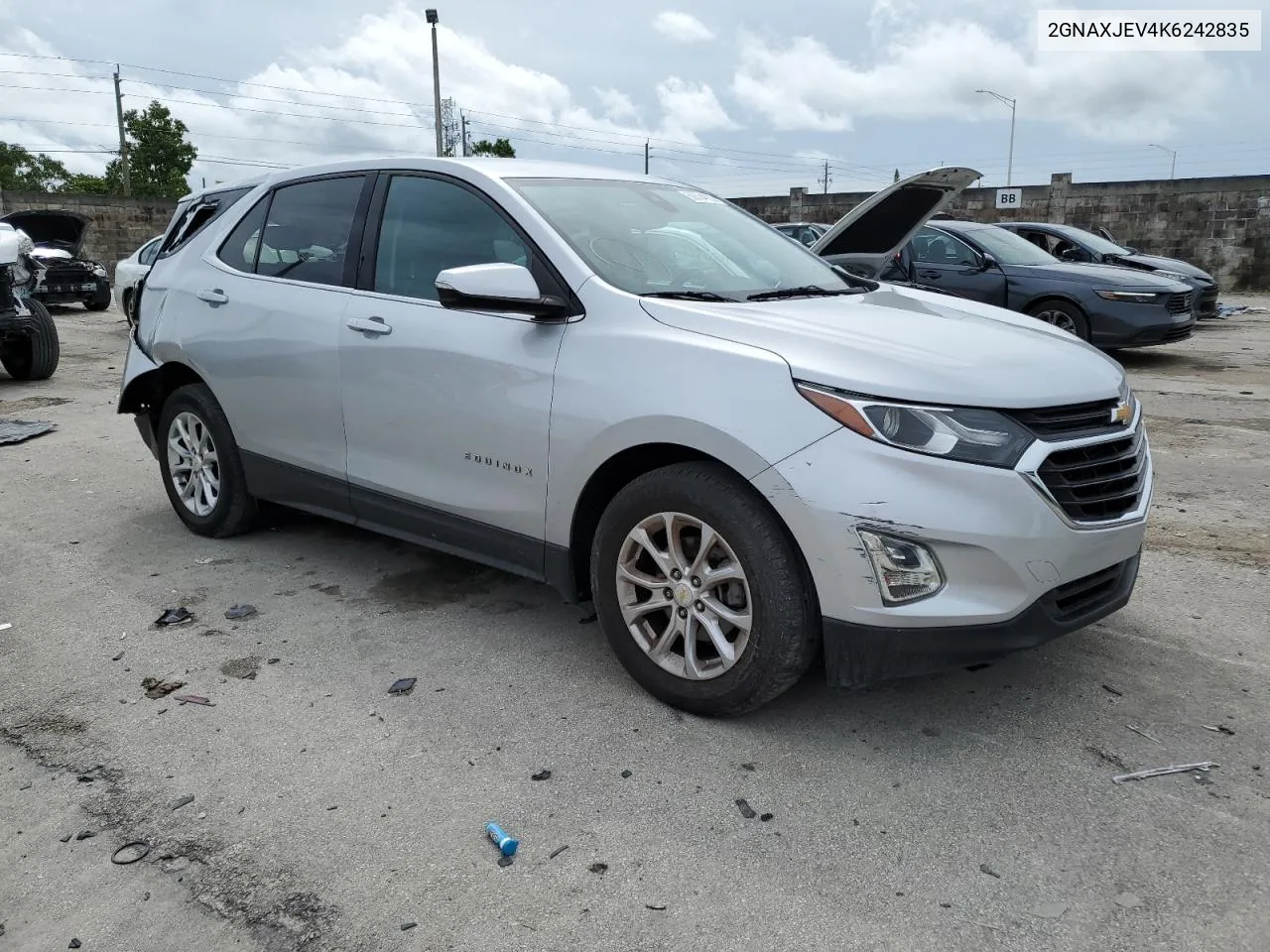 2019 Chevrolet Equinox Lt VIN: 2GNAXJEV4K6242835 Lot: 69334083