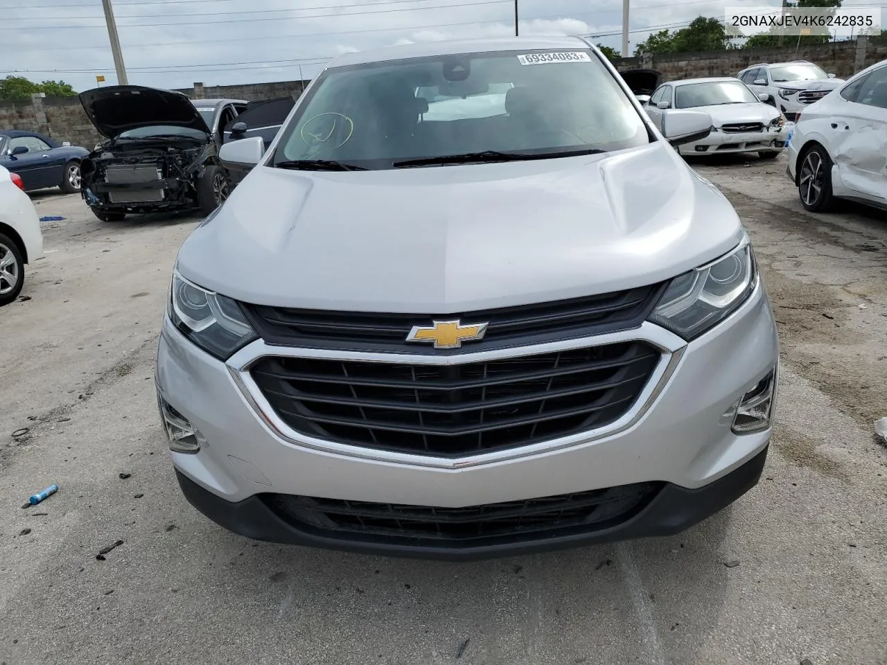 2019 Chevrolet Equinox Lt VIN: 2GNAXJEV4K6242835 Lot: 69334083