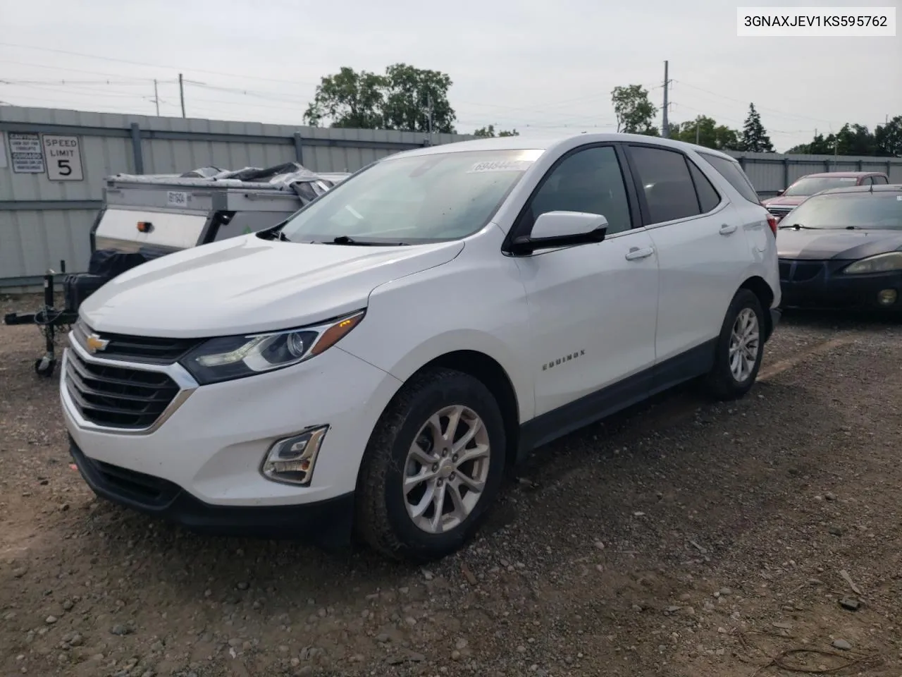 2019 Chevrolet Equinox Lt VIN: 3GNAXJEV1KS595762 Lot: 69484444