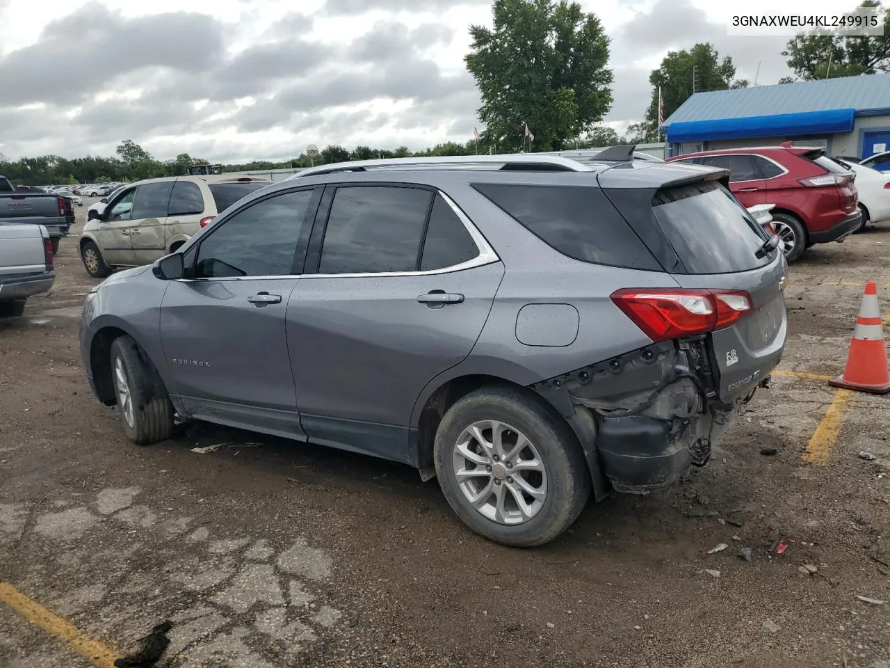 2019 Chevrolet Equinox Lt VIN: 3GNAXWEU4KL249915 Lot: 69500234