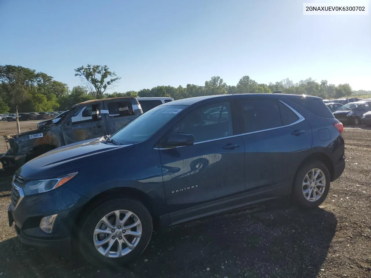 2019 Chevrolet Equinox Lt VIN: 2GNAXUEV0K6300702 Lot: 69535944