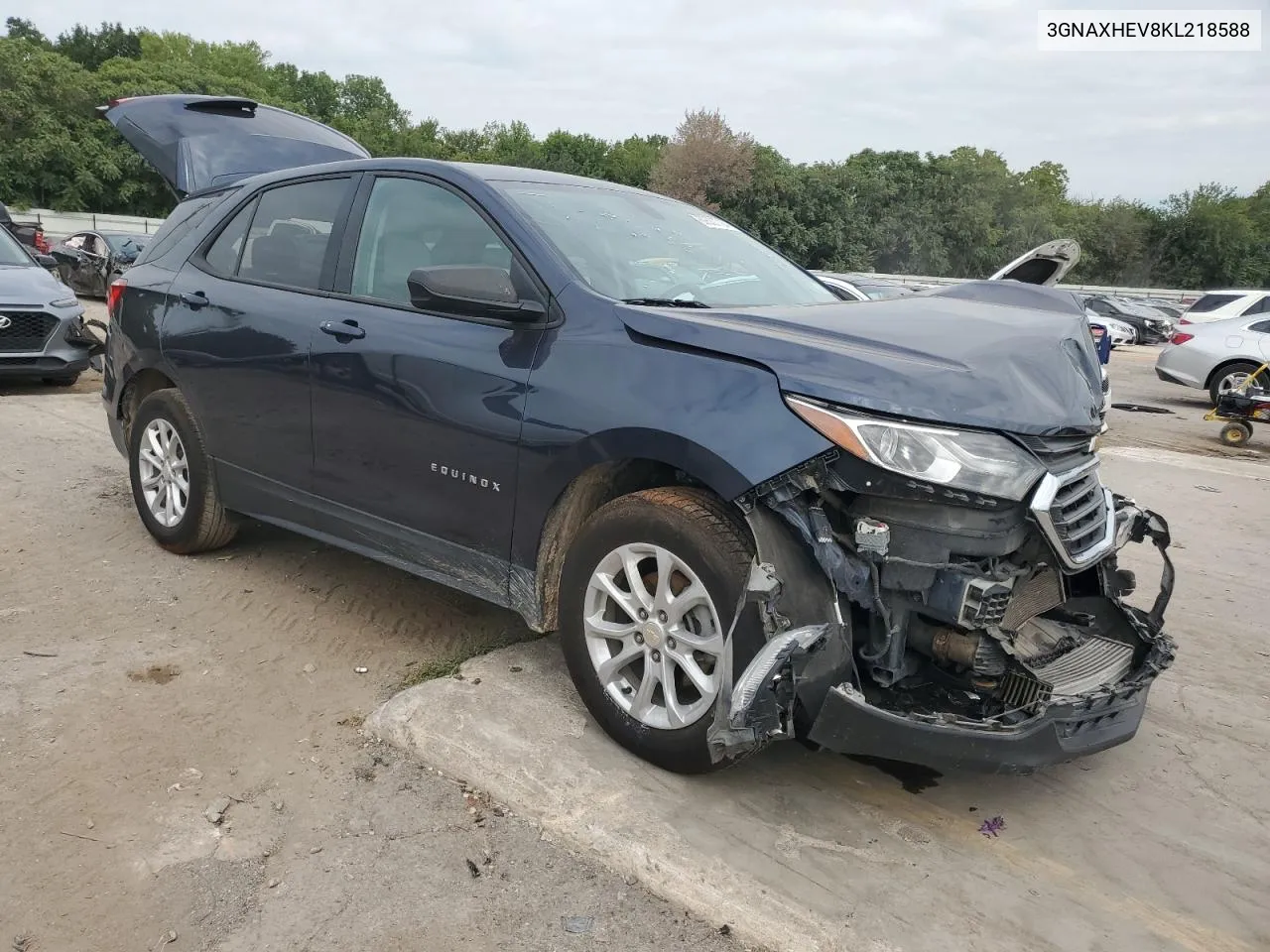 2019 Chevrolet Equinox Ls VIN: 3GNAXHEV8KL218588 Lot: 69537724