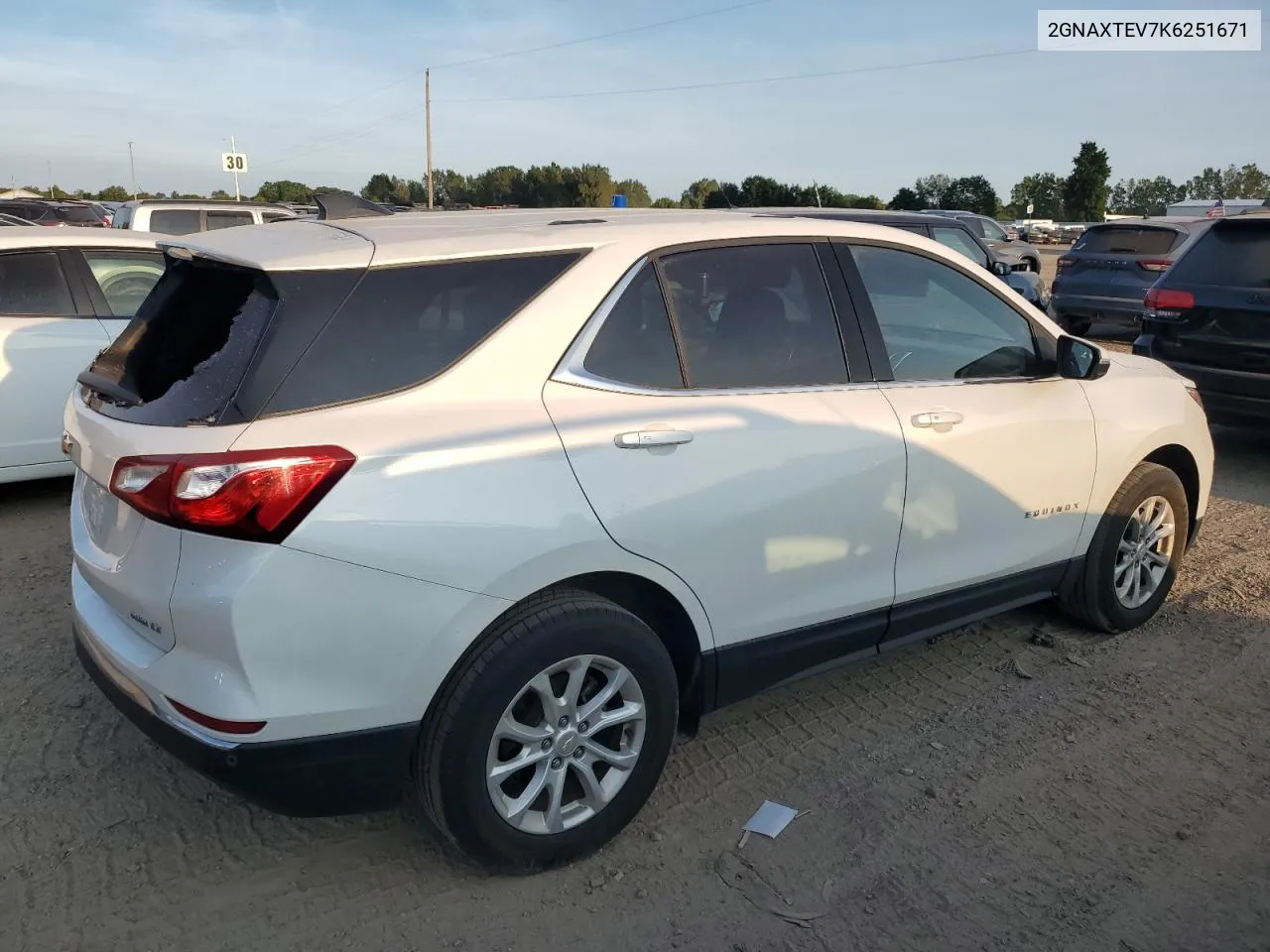 2019 Chevrolet Equinox Lt VIN: 2GNAXTEV7K6251671 Lot: 69588494