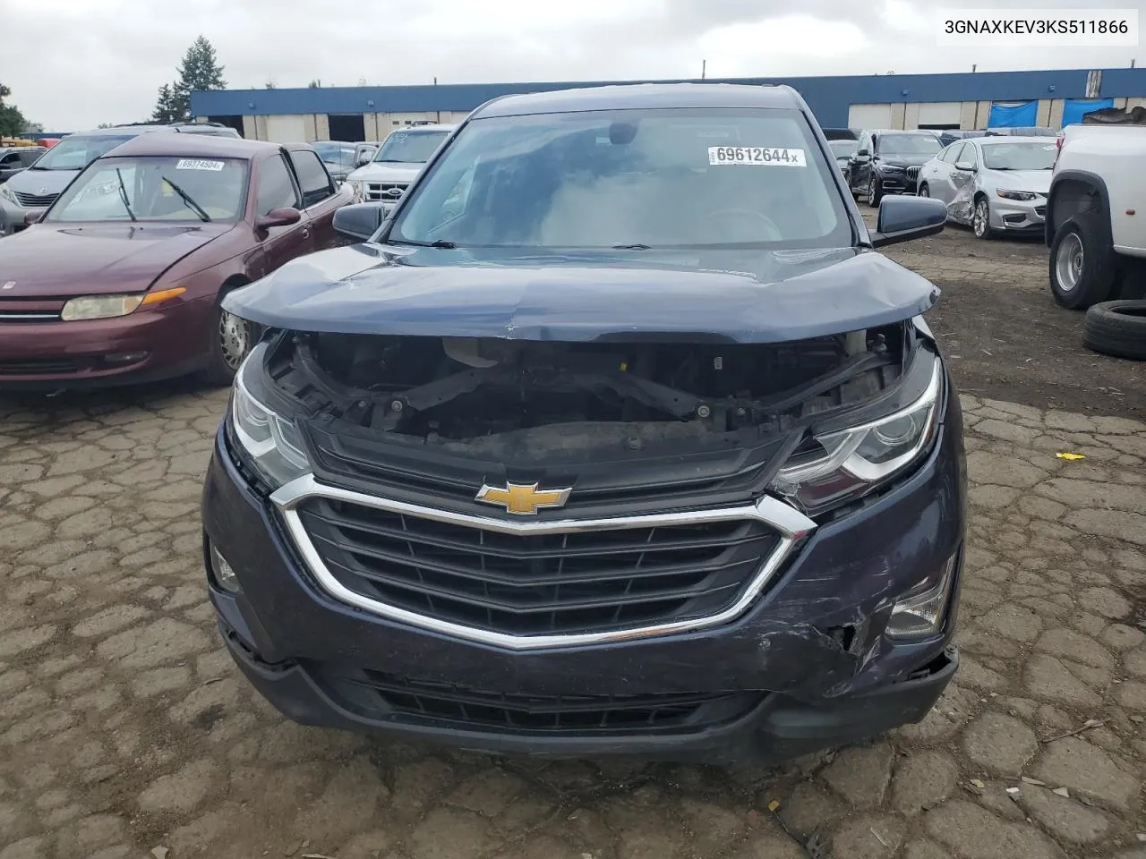 2019 Chevrolet Equinox Lt VIN: 3GNAXKEV3KS511866 Lot: 69612644