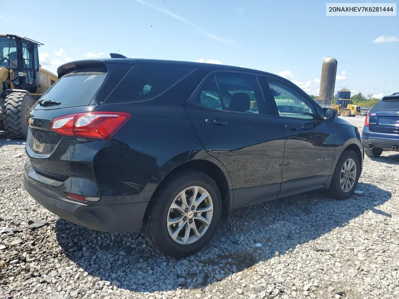 2019 Chevrolet Equinox Ls VIN: 2GNAXHEV7K6281444 Lot: 69626654