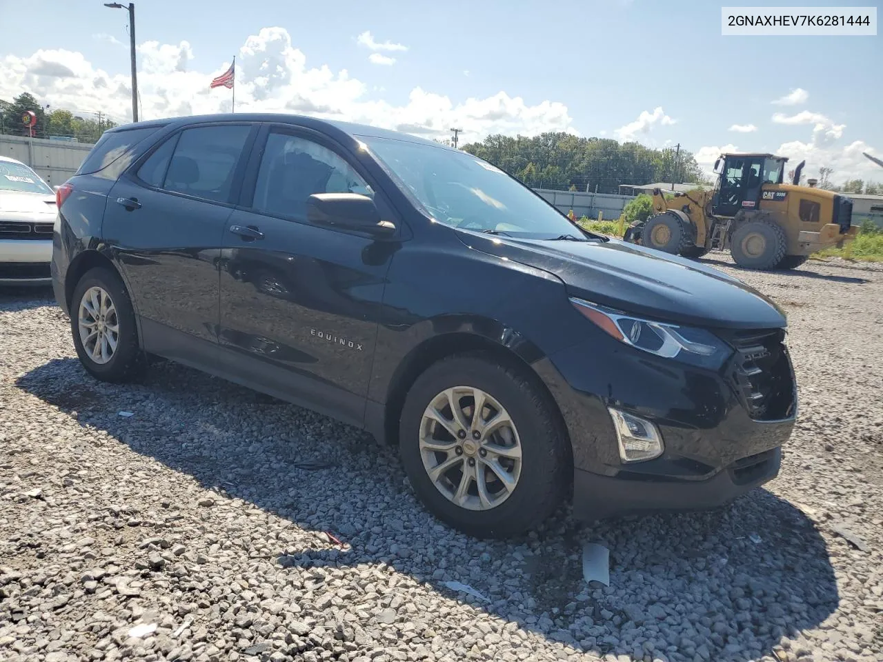 2019 Chevrolet Equinox Ls VIN: 2GNAXHEV7K6281444 Lot: 69626654