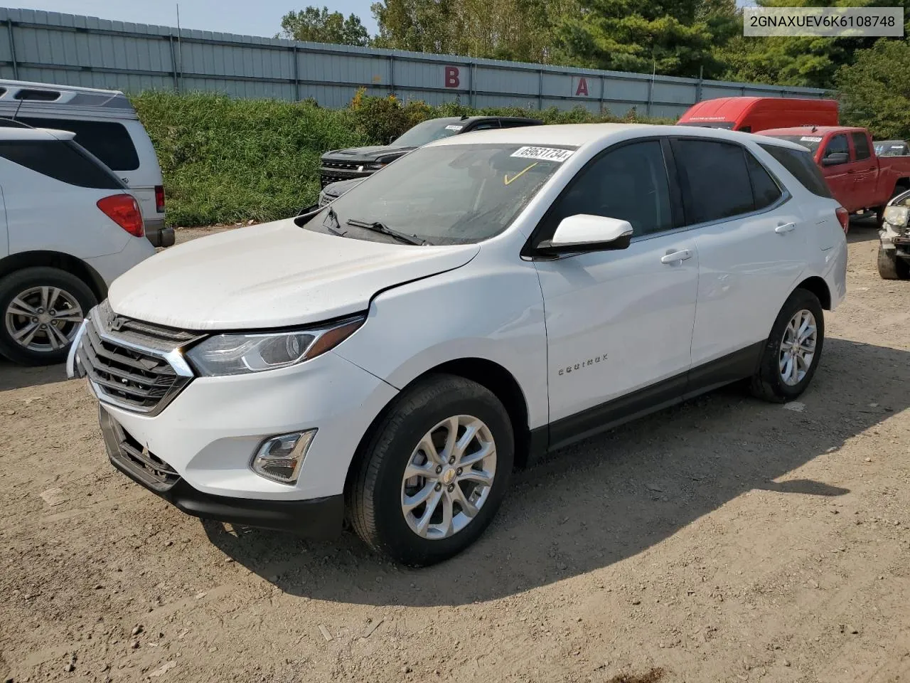 2019 Chevrolet Equinox Lt VIN: 2GNAXUEV6K6108748 Lot: 69631734