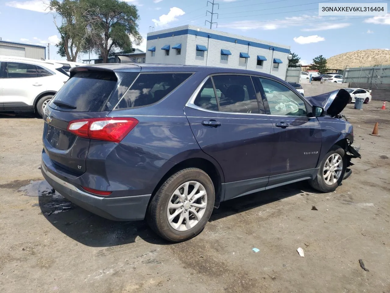 2019 Chevrolet Equinox Lt VIN: 3GNAXKEV6KL316404 Lot: 69659014