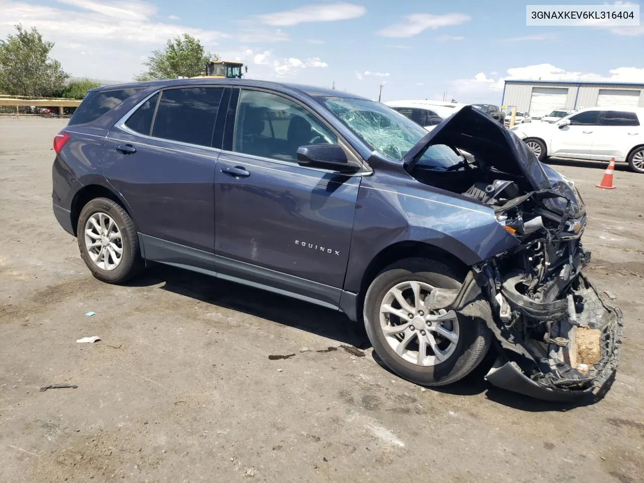 2019 Chevrolet Equinox Lt VIN: 3GNAXKEV6KL316404 Lot: 69659014