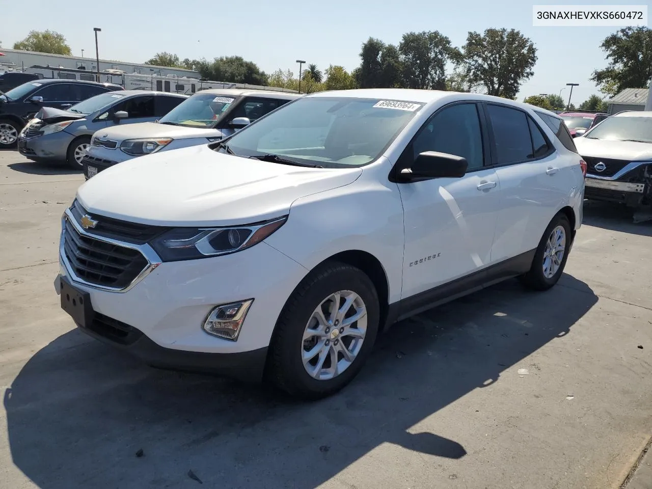 2019 Chevrolet Equinox Ls VIN: 3GNAXHEVXKS660472 Lot: 69693964