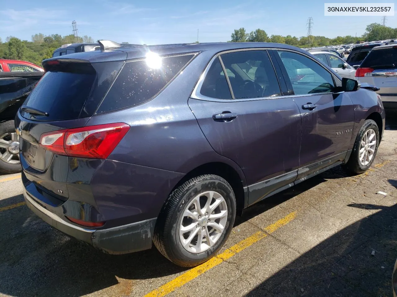 2019 Chevrolet Equinox Lt VIN: 3GNAXKEV5KL232557 Lot: 69702934