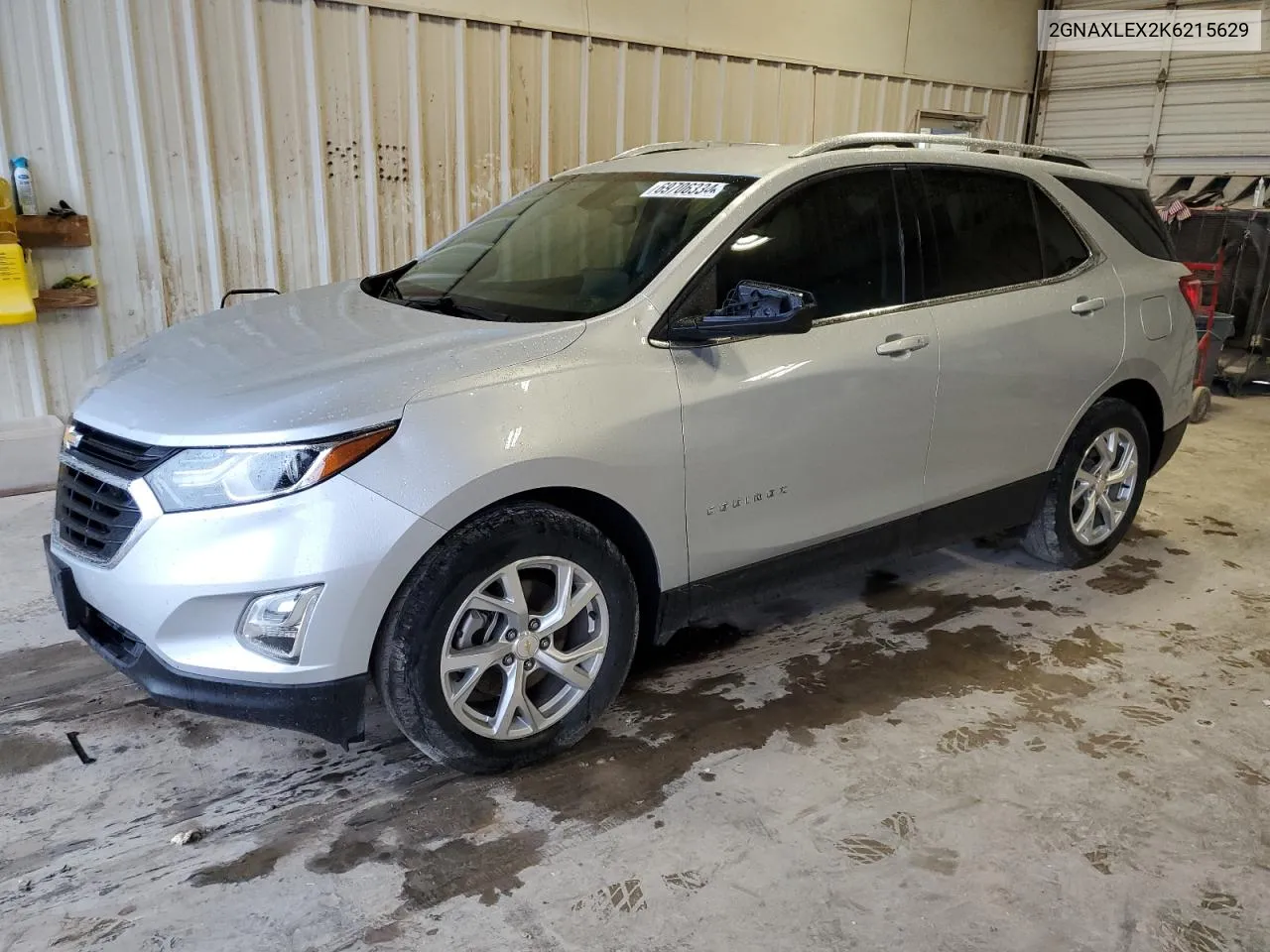 2019 Chevrolet Equinox Lt VIN: 2GNAXLEX2K6215629 Lot: 69706334