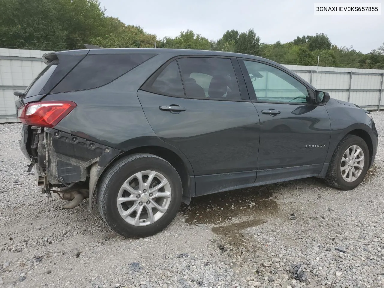 2019 Chevrolet Equinox Ls VIN: 3GNAXHEV0KS657855 Lot: 69755994