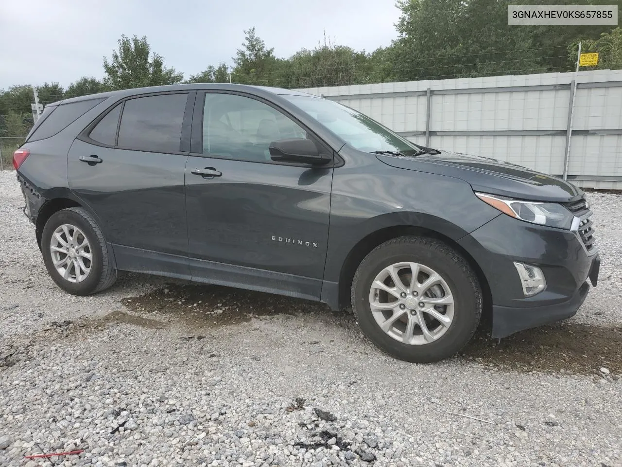 2019 Chevrolet Equinox Ls VIN: 3GNAXHEV0KS657855 Lot: 69755994