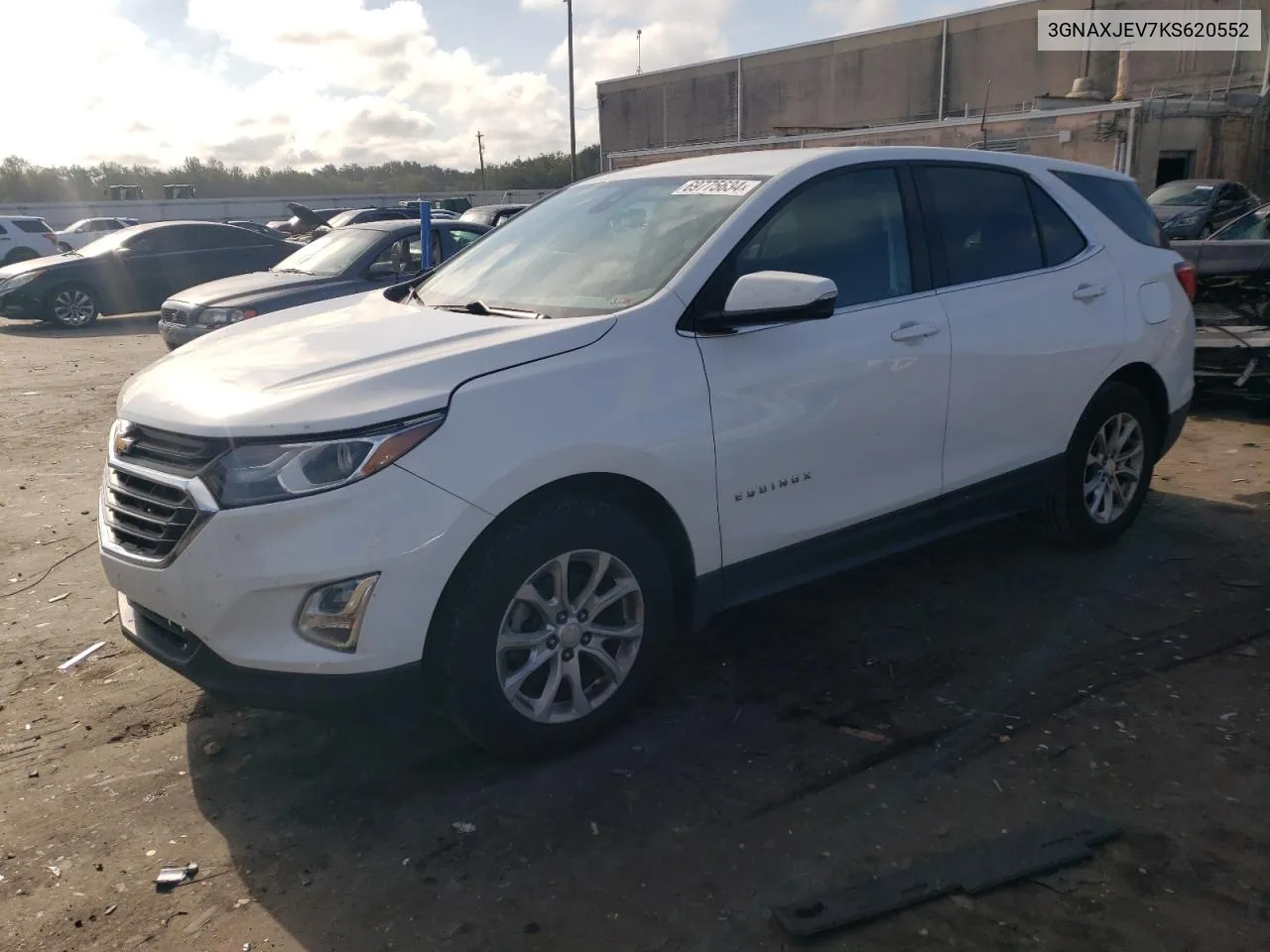 2019 Chevrolet Equinox Lt VIN: 3GNAXJEV7KS620552 Lot: 69775634