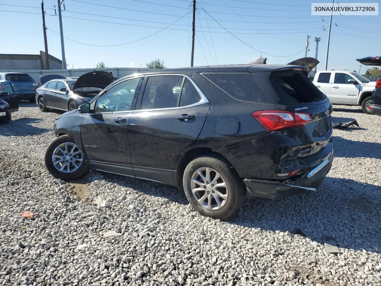 2019 Chevrolet Equinox Lt VIN: 3GNAXUEV8KL372906 Lot: 69940194