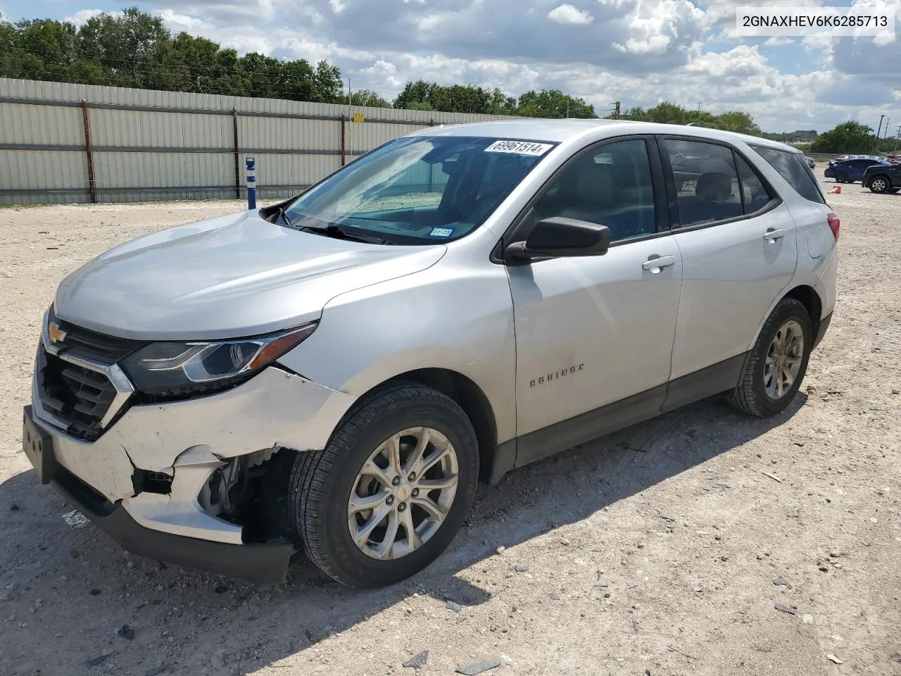 2019 Chevrolet Equinox Ls VIN: 2GNAXHEV6K6285713 Lot: 69961514