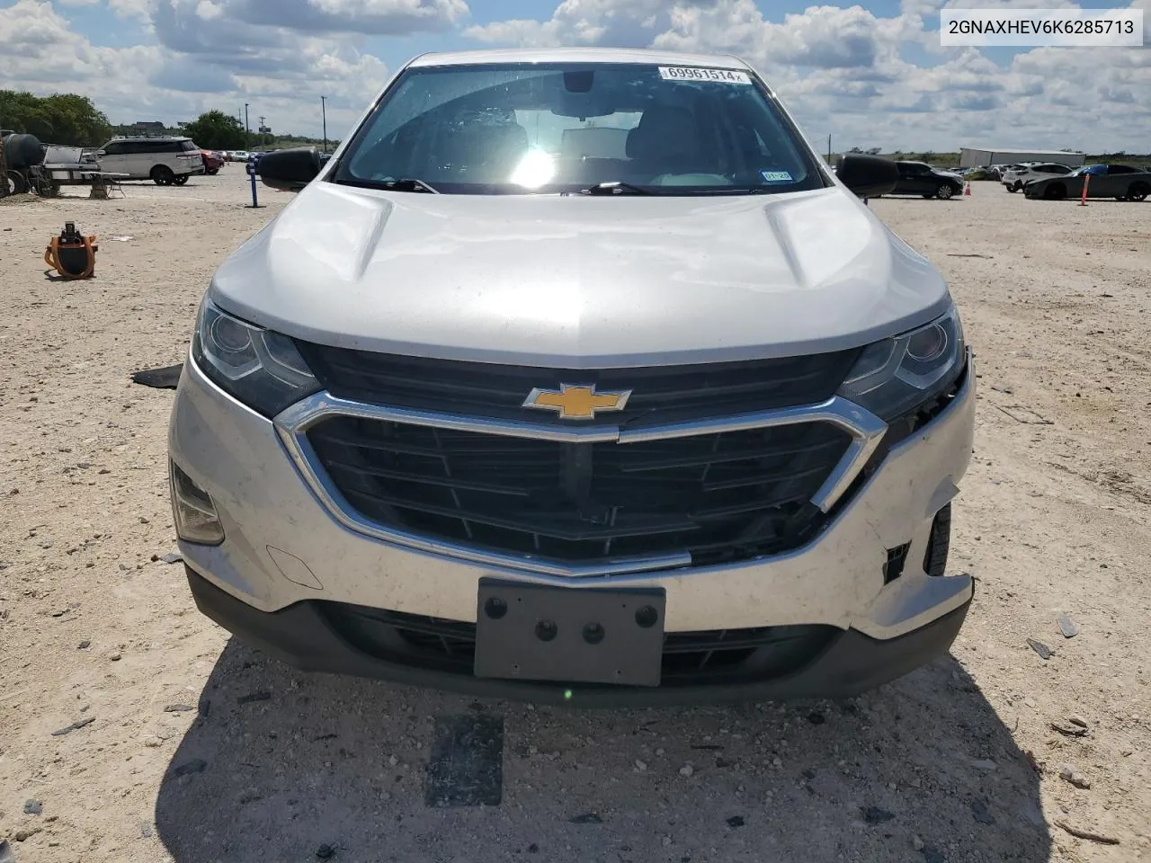 2019 Chevrolet Equinox Ls VIN: 2GNAXHEV6K6285713 Lot: 69961514